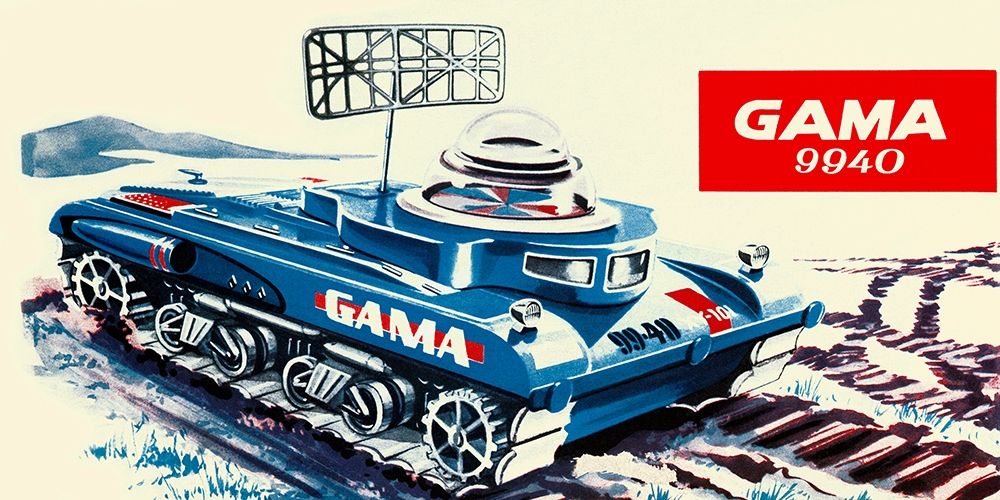 Wall Art Painting id:268932, Name: Gama 9940 Space Tank, Artist: Retrotrans