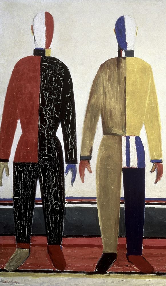 Wall Art Painting id:267920, Name: Sportsmen (left), Artist: Malevich, Kazimir