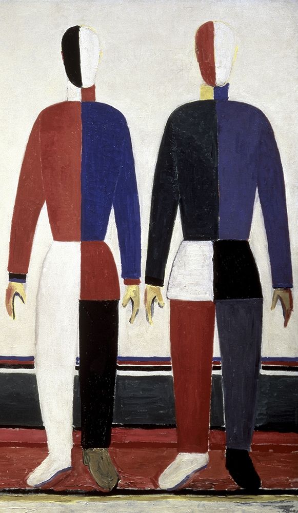 Wall Art Painting id:267921, Name: Sportsmen (right), Artist: Malevich, Kazimir