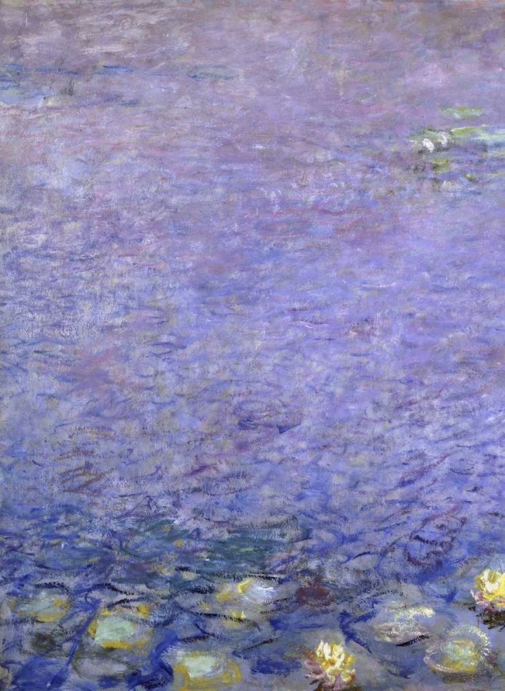 Wall Art Painting id:93079, Name: Water Lilies: Morning, c. 1914-26 - left, Artist: Monet, Claude
