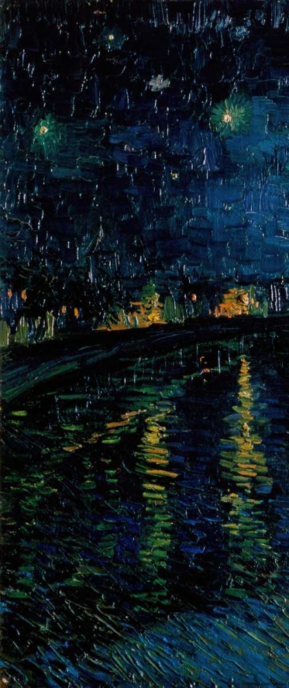 Wall Art Painting id:93081, Name: Starlight Over the Rhone - left, Artist: Van Gogh, Vincent
