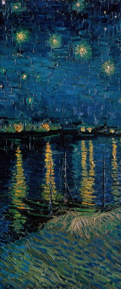 Wall Art Painting id:93082, Name: Starlight Over the Rhone - center, Artist: Van Gogh, Vincent