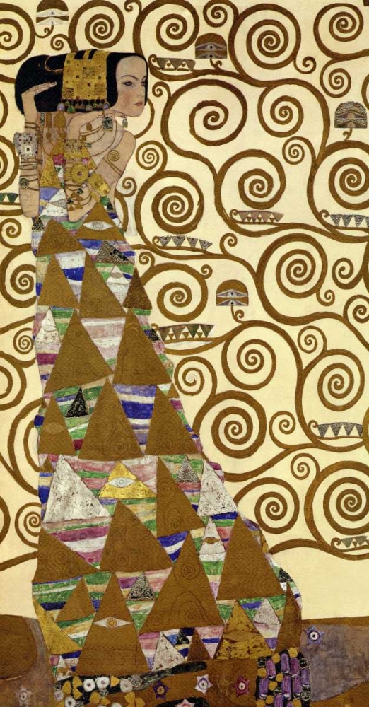 Wall Art Painting id:93086, Name: The Stoclet Frieze - left, Artist: Klimt, Gustav