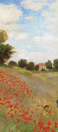 Wall Art Painting id:188459, Name: Field Of Poppies (Les Coquelicots) 1873 (center), Artist: Monet, Claude