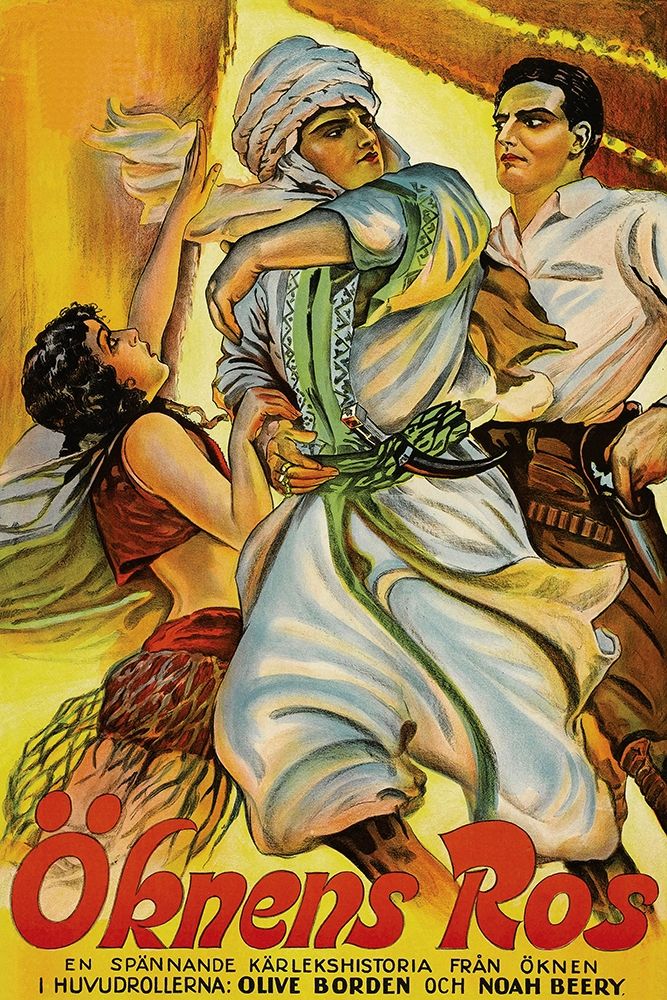 Wall Art Painting id:269748, Name: Vintage Film Posters: Love in the Desert Okens Ros, Artist: Unknown