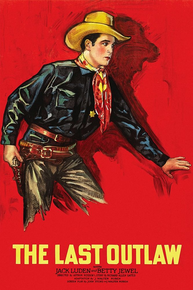 Wall Art Painting id:269780, Name: Vintage Westerns: Last Outlaw, Artist: Unknown