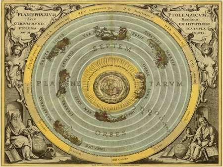 Wall Art Painting id:188647, Name: Maps of the Heavens: Planisphaerium Ptolemaicum, Artist: Cellarius, Andreas