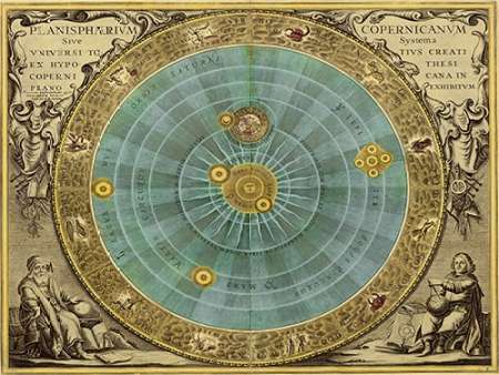 Wall Art Painting id:188650, Name: Maps of the Heavens: Planisphaerium Copernicanum, Artist: Cellarius, Andreas