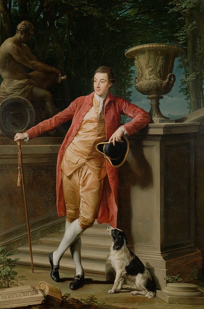 Wall Art Painting id:265644, Name: Portrait of John Talbot, later 1st Earl Talbot, Artist: Batoni, Pompeo Girolamo