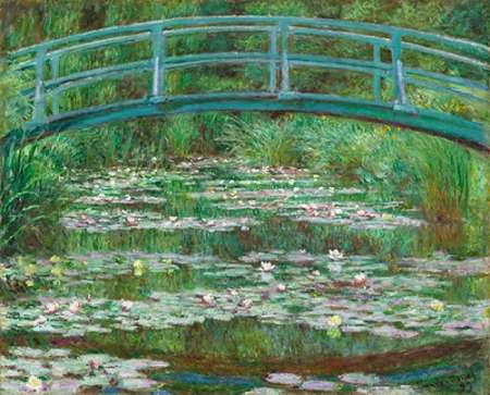 Wall Art Painting id:189063, Name: The Japanese Footbridge, 1899, Artist: Monet, Claude