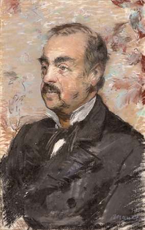 Wall Art Painting id:189083, Name: Portrait of Julien de la Rochenoire, Artist: Manet, Edouard