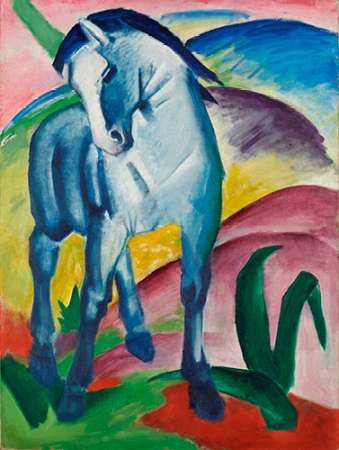 Wall Art Painting id:189128, Name: Blue Horse I, 1911, Artist: Marc, Franz