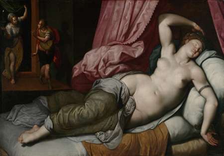 Art Print: Paris Being Admitted to the Bedchamber of Helen