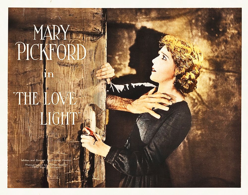 Wall Art Painting id:271382, Name: The Love Light, 1921, Artist: Hollywood Photo Archive