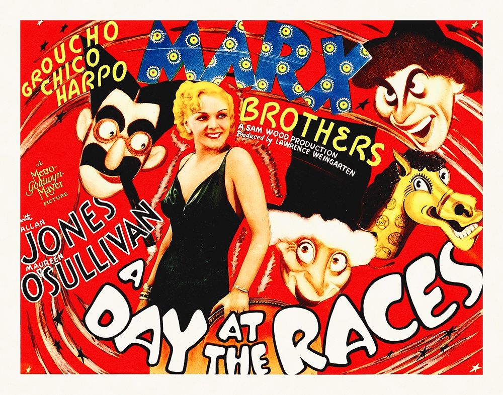 Wall Art Painting id:271737, Name: Marx Brothers - A Day at the Races 01, Artist: Hollywood Photo Archive