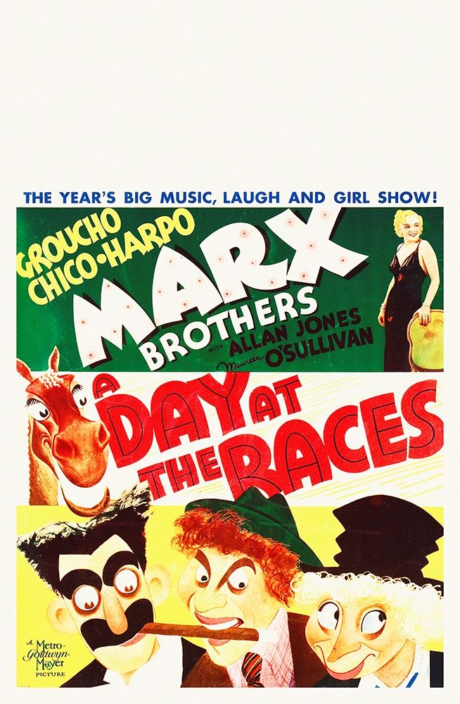 Wall Art Painting id:271738, Name: Marx Brothers - A Day at the Races 02, Artist: Hollywood Photo Archive