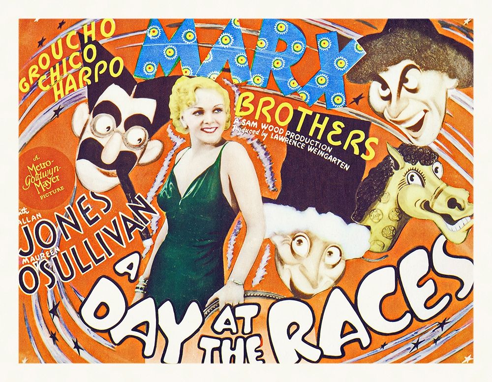 Wall Art Painting id:271740, Name: Marx Brothers - A Day at the Races 04, Artist: Hollywood Photo Archive