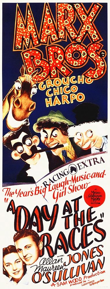 Wall Art Painting id:271741, Name: Marx Brothers - A Day at the Races 05, Artist: Hollywood Photo Archive