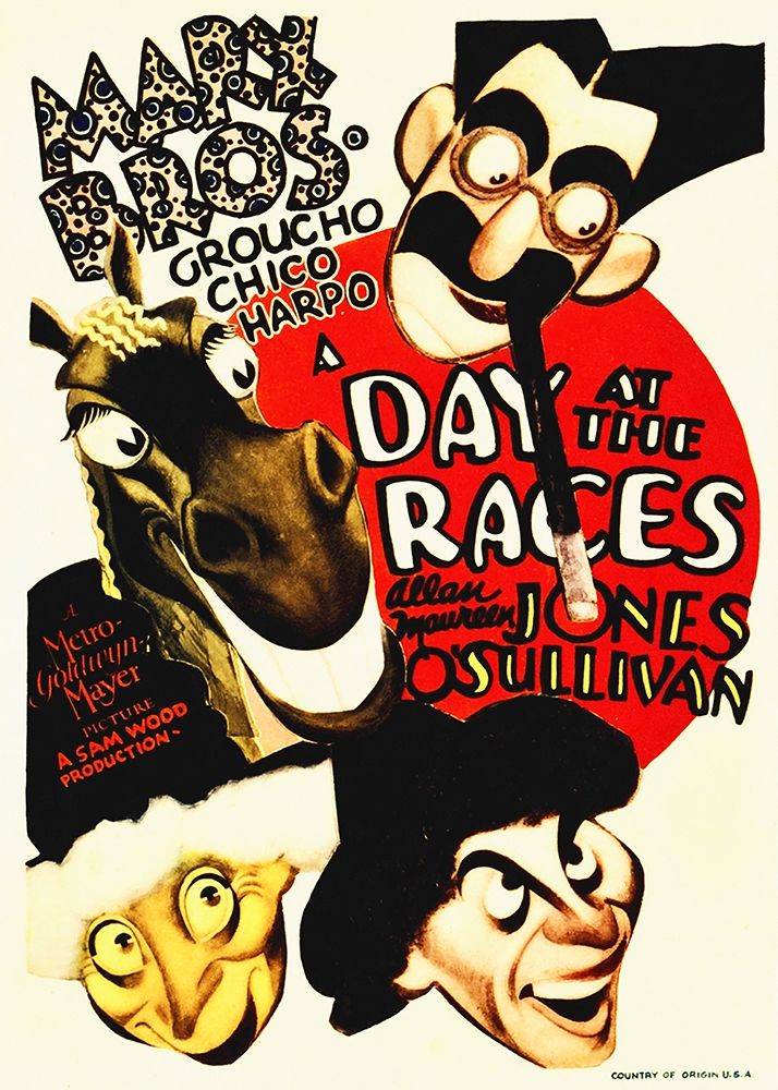 Wall Art Painting id:271742, Name: Marx Brothers - A Day at the Races 06, Artist: Hollywood Photo Archive