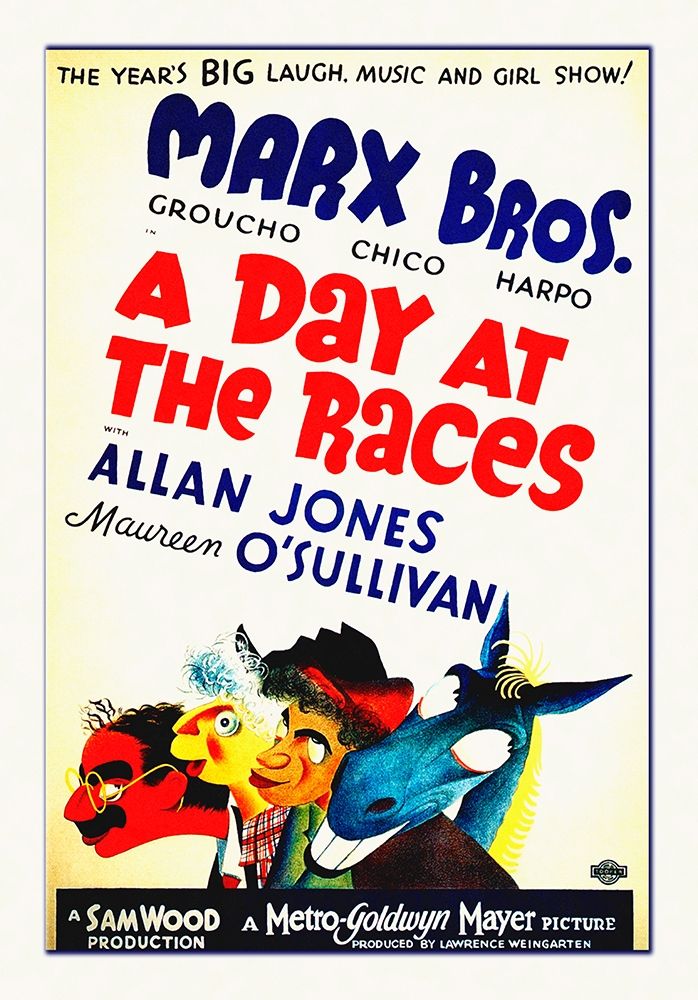 Wall Art Painting id:271743, Name: Marx Brothers - A Day at the Races 07, Artist: Hollywood Photo Archive