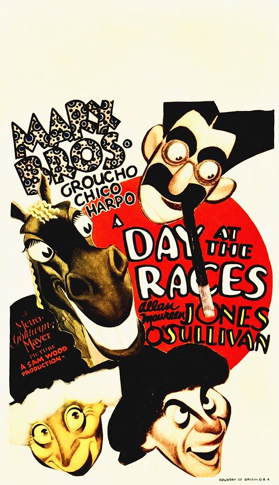 Wall Art Painting id:271744, Name: Marx Brothers - A Day at the Races 08, Artist: Hollywood Photo Archive
