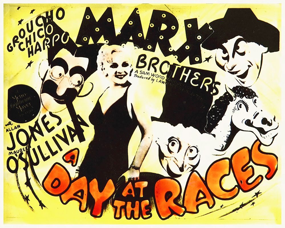 Wall Art Painting id:271746, Name: Marx Brothers - A Day at the Races 10, Artist: Hollywood Photo Archive