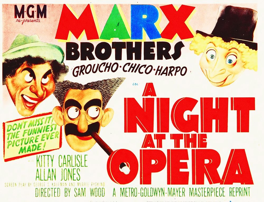 Wall Art Painting id:271751, Name: Marx Brothers - A Night at the Opera 05, Artist: Hollywood Photo Archive