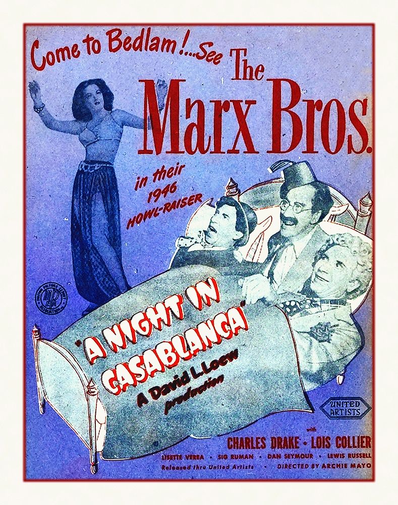 Wall Art Painting id:271753, Name: Marx Brothers - A Night in Casablanca 01, Artist: Hollywood Photo Archive