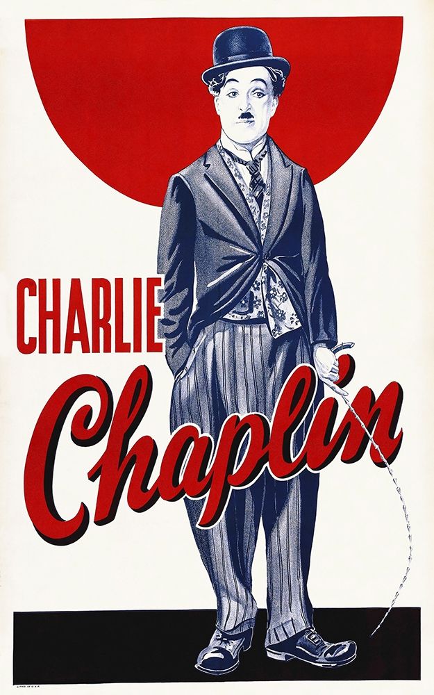 Wall Art Painting id:271886, Name: Charlie Chaplin - Stock Poster, Artist: Hollywood Photo Archive