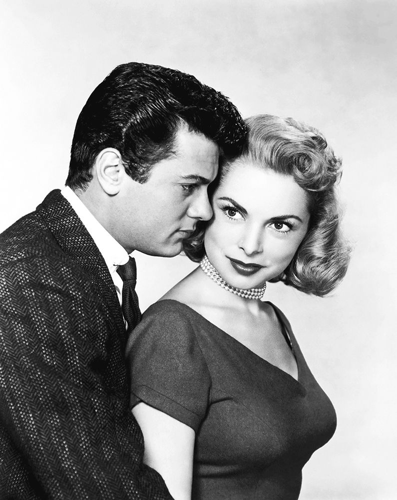 Wall Art Painting id:272252, Name: Janet Leigh with Tony Curtis, Artist: Hollywood Photo Archive