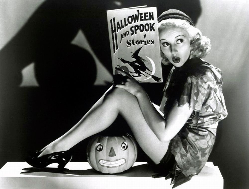 Wall Art Painting id:272482, Name: Halloween - Betty Grable, Artist: Hollywood Photo Archive
