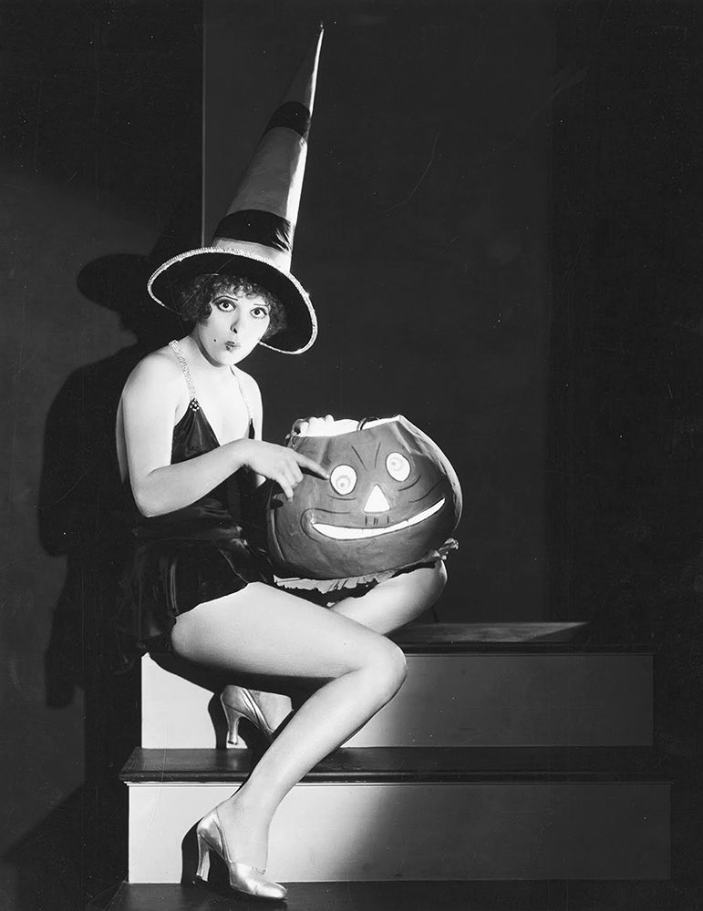 Wall Art Painting id:272483, Name: Halloween - Clara Bow, Artist: Hollywood Photo Archive