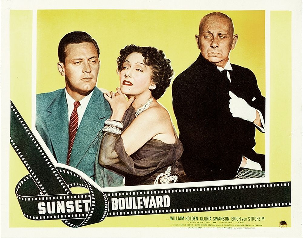 Wall Art Painting id:273497, Name: Sunset Boulevard - Lobby Card, Artist: Hollywood Photo Archive