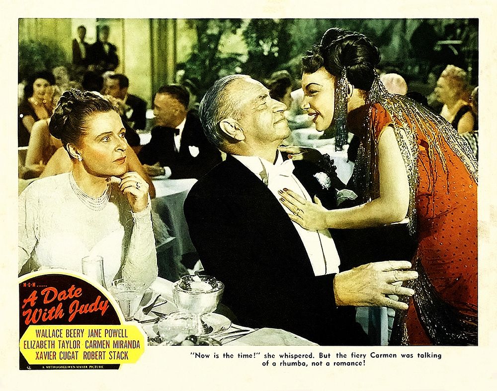 Wall Art Painting id:273568, Name: Elizabeth Taylor - A Date with Judy - Lobby Card, Artist: Hollywood Photo Archive