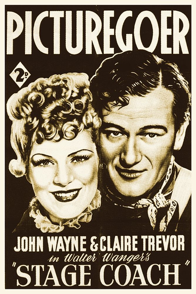 Wall Art Painting id:273946, Name: Stage Coach - John Wayne and Claire Trevor, Artist: Hollywood Photo Archive