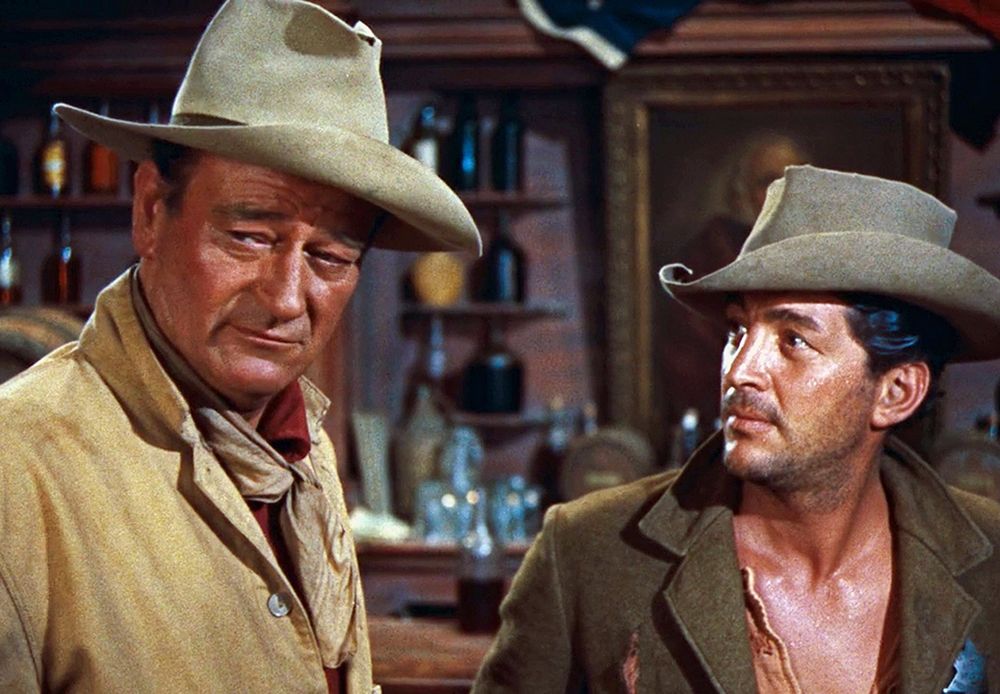 Wall Art Painting id:273988, Name: John Wayne with Dean Martin, Artist: Hollywood Photo Archive