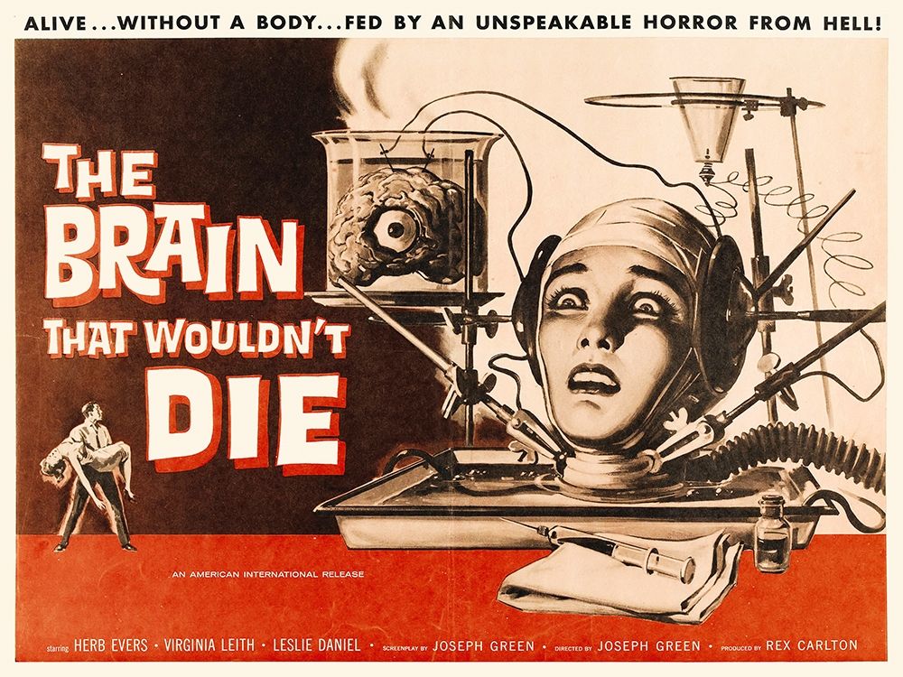 Wall Art Painting id:274293, Name: The Brain That Wouldnt Die, Artist: Hollywood Photo Archive