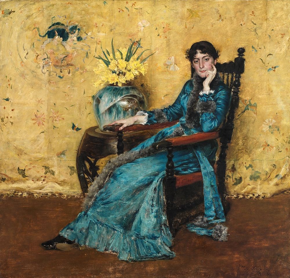 Wall Art Painting id:337321, Name: Portrait of Dora Wheeler, Artist: Chase, William Merritt