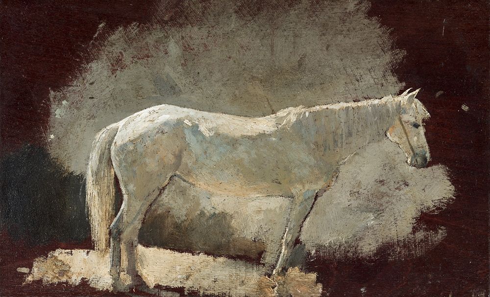 Wall Art Painting id:337394, Name: White Mare, Artist: Homer, Winslow