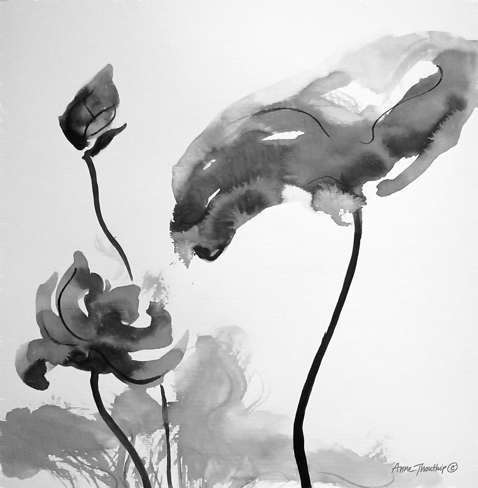 Wall Art Painting id:283123, Name: Lotus Flowers II   , Artist: Thouthip, Anne