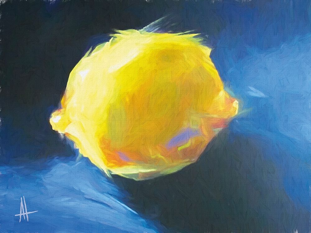Wall Art Painting id:283134, Name: Lemon Glow, Artist: Thouthip, Anne