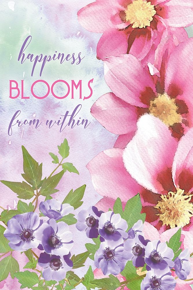 Wall Art Painting id:262480, Name: Happiness Blooms Within, Artist: Bluebird Barn