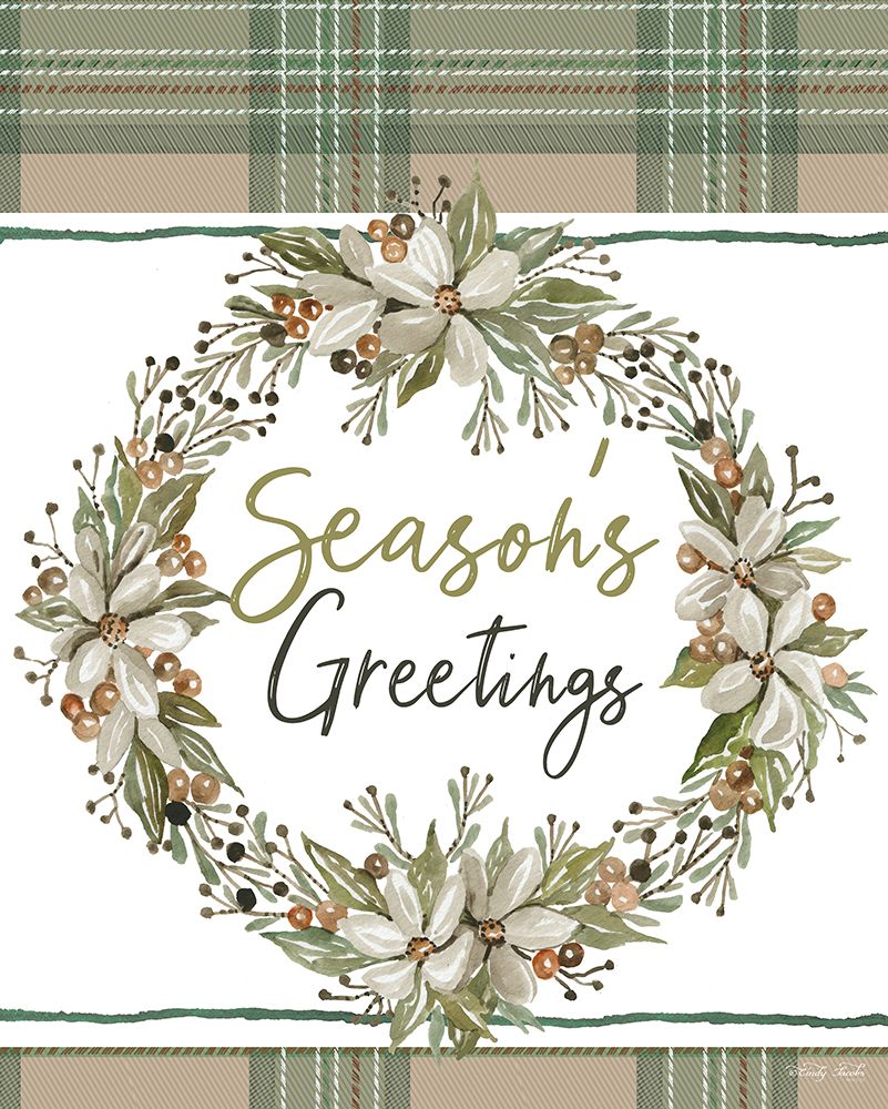 Wall Art Painting id:520570, Name: Seasons Greetings, Artist: Jacobs, Cindy