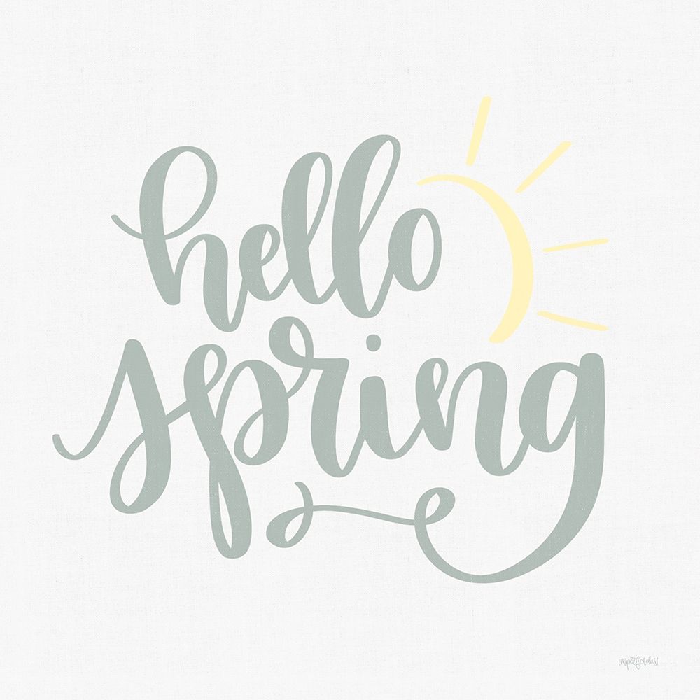 Wall Art Painting id:428095, Name: Hello Spring, Artist: Imperfect Dust