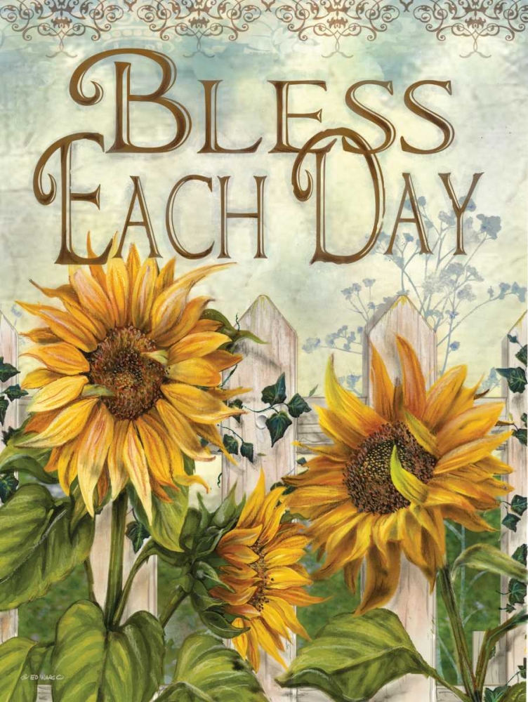 Wall Art Painting id:97325, Name: Bless Each Day, Artist: Wargo, Ed