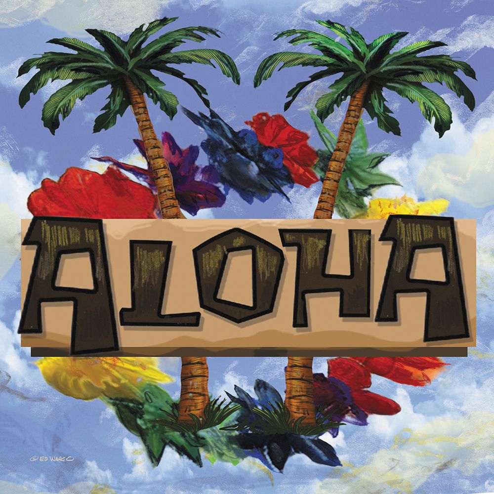 Wall Art Painting id:672961, Name: Aloha, Artist: Wargo, Ed