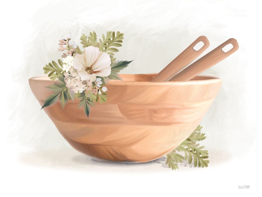 Wall Art Painting id:743324, Name: Kitchen Bouquet Bowl, Artist: House Fenway