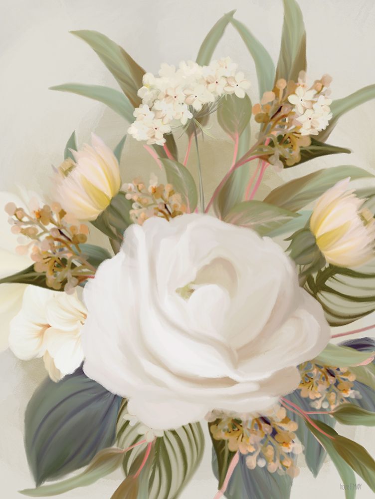 Wall Art Painting id:749145, Name: Floral Variegate I, Artist: House Fenway