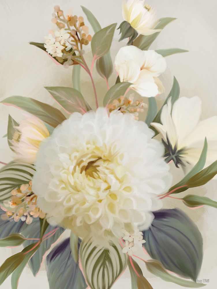 Wall Art Painting id:749146, Name: Floral Variegate II, Artist: House Fenway