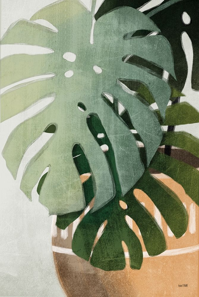 Wall Art Painting id:312137, Name: Monstera Leaves, Artist: House Fenway